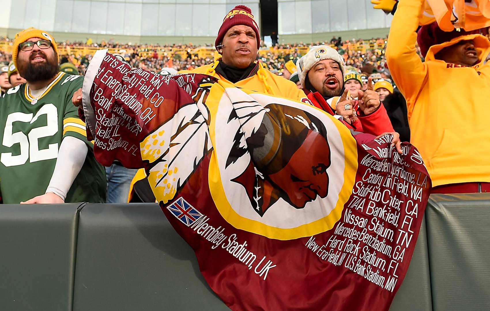 washington redskins fan gear