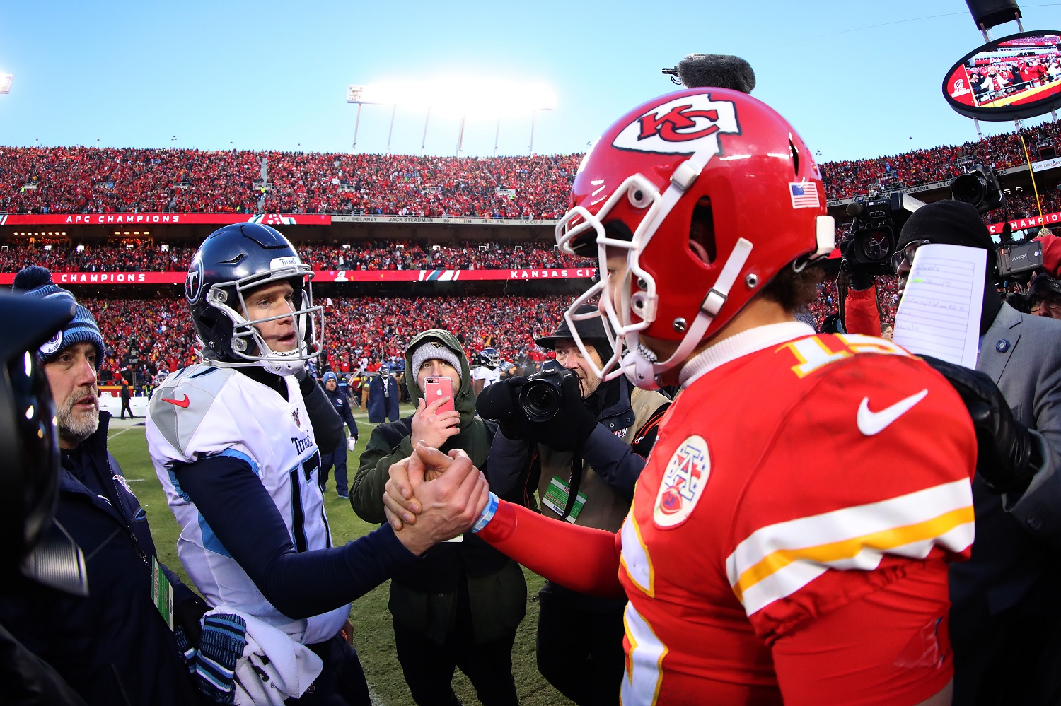 Ryan Tannehill Patrick Mahomes