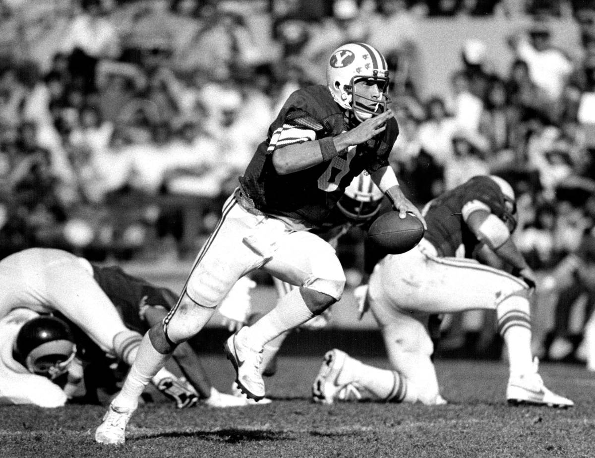 Hall of Fame quarterback Steve Young played college football at BYU.