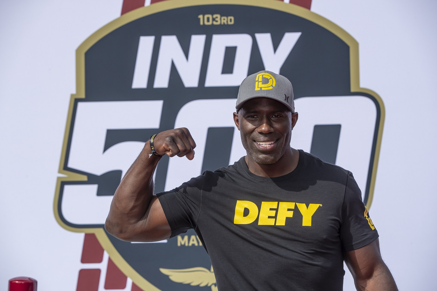 Terrell Davis' CBD drink company got involved in an IndyCar series sponsorship in 2019. | Michael Hickey/Getty Images