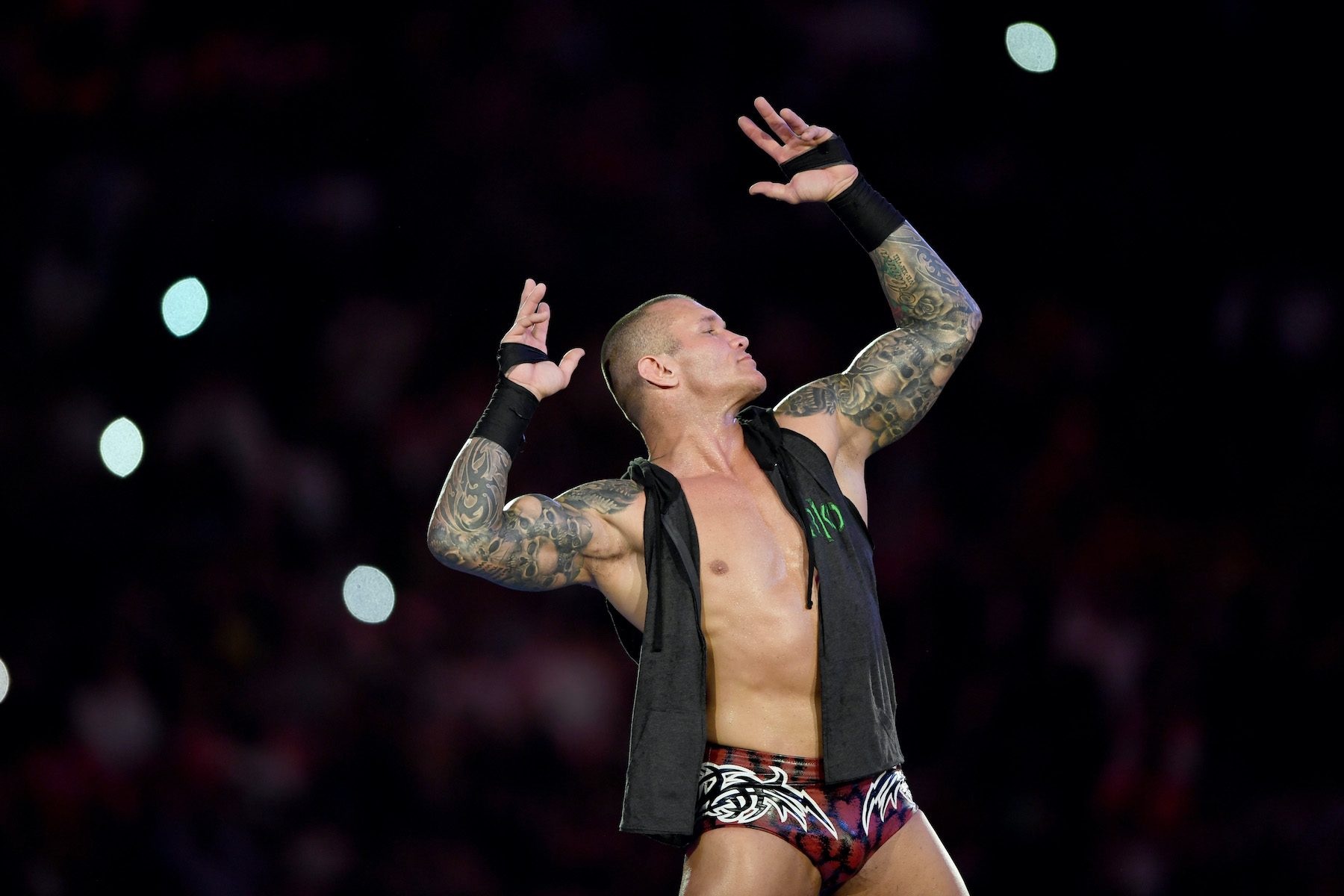 World Heavyweight Champion Randy Orton poses
