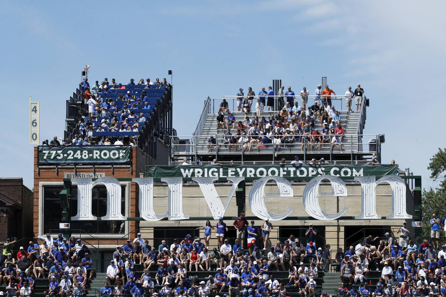 Chicago Cubs fans will be allowed to watch games in 2020 from rooftops near Wrigley Field -- for a pretty penny. 