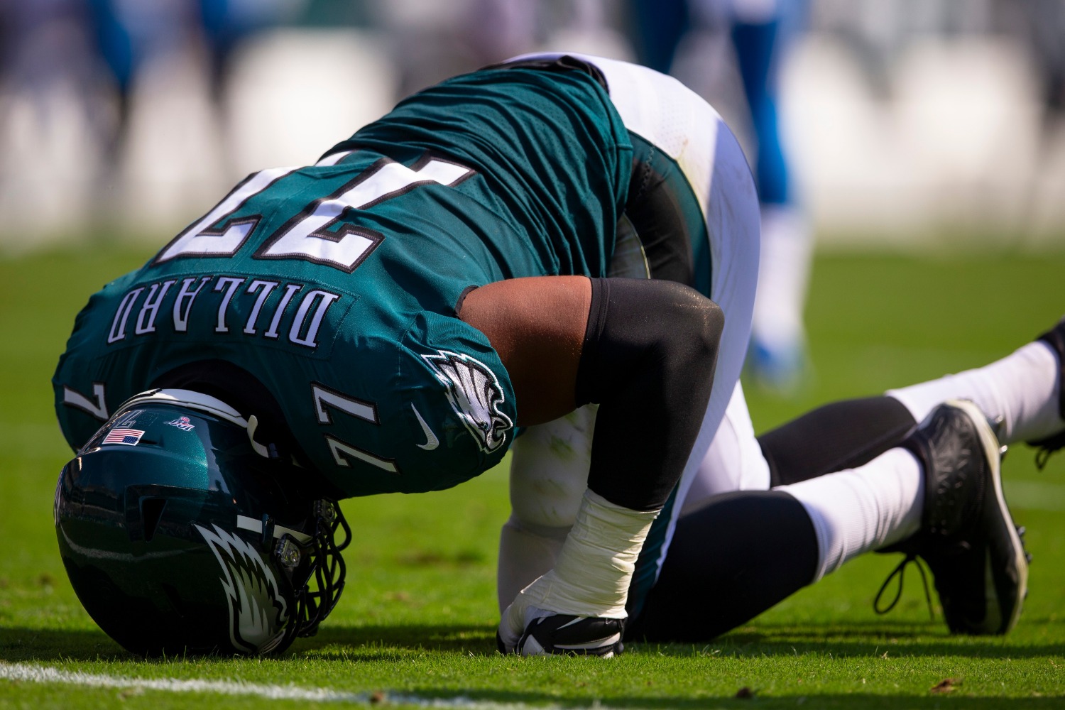 Is Andre Dillard Hurt?