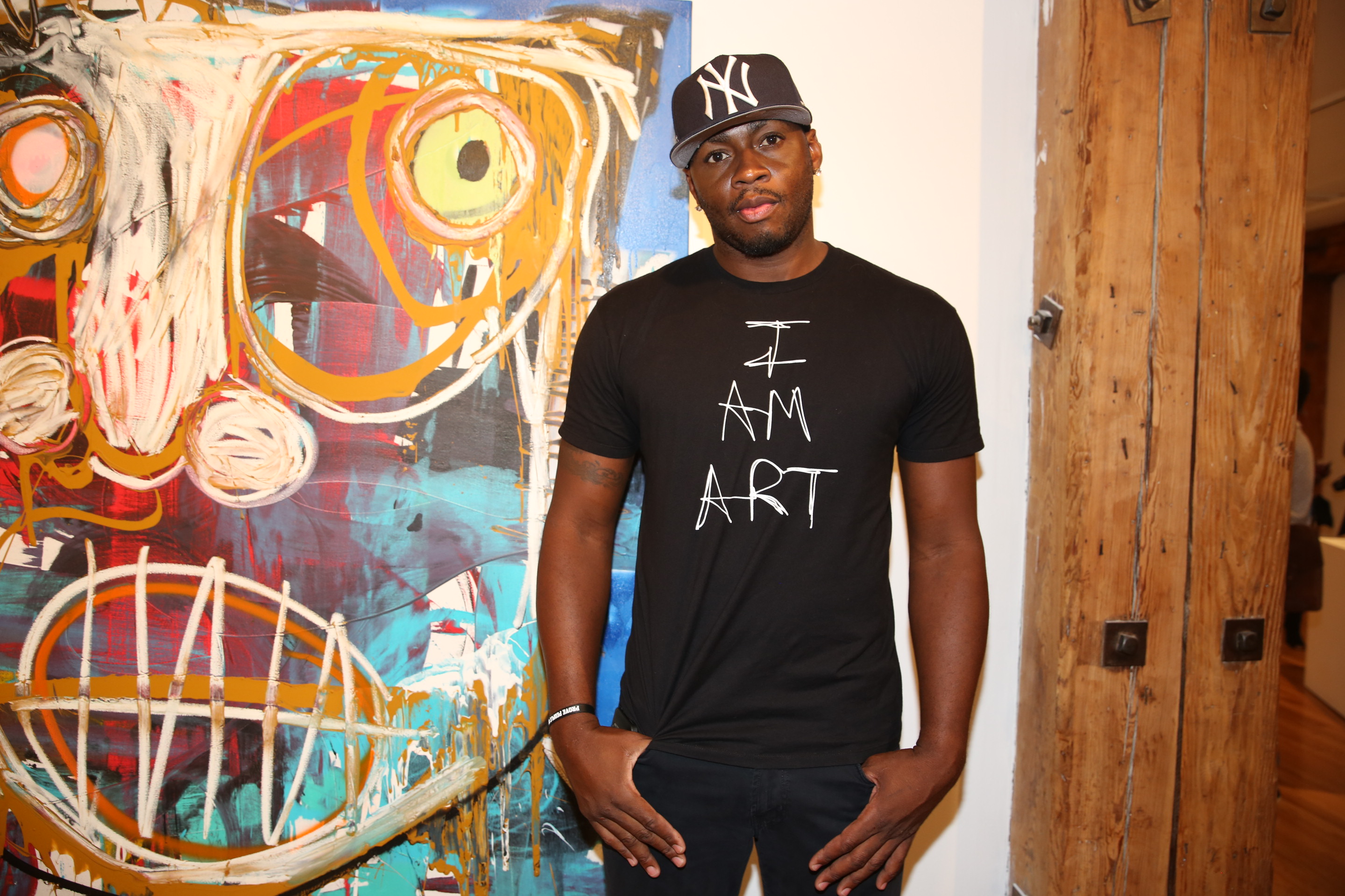 Artist and NBA player Desmond Mason