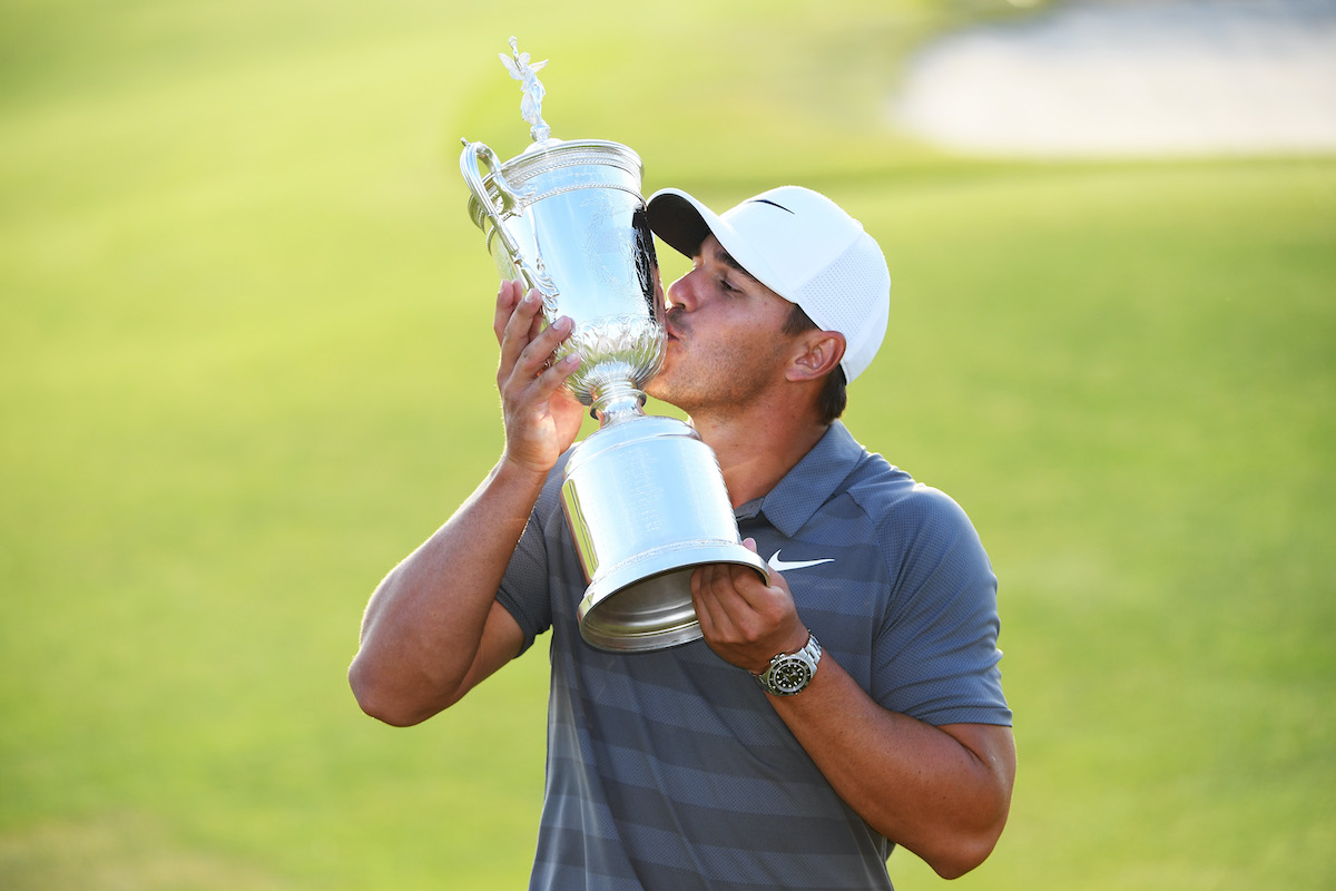 Brooks Koepka Almost Lost His U.S. Open Trophy in Las Vegas While Celebrating His Win