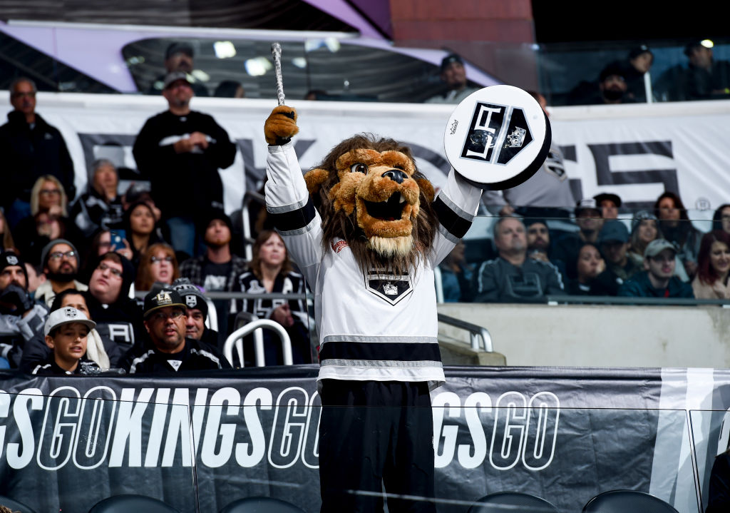 The LA Kings mascot is used to performing in a lion outfit, but he finds himself in a different suit after sexual harassment allegations.