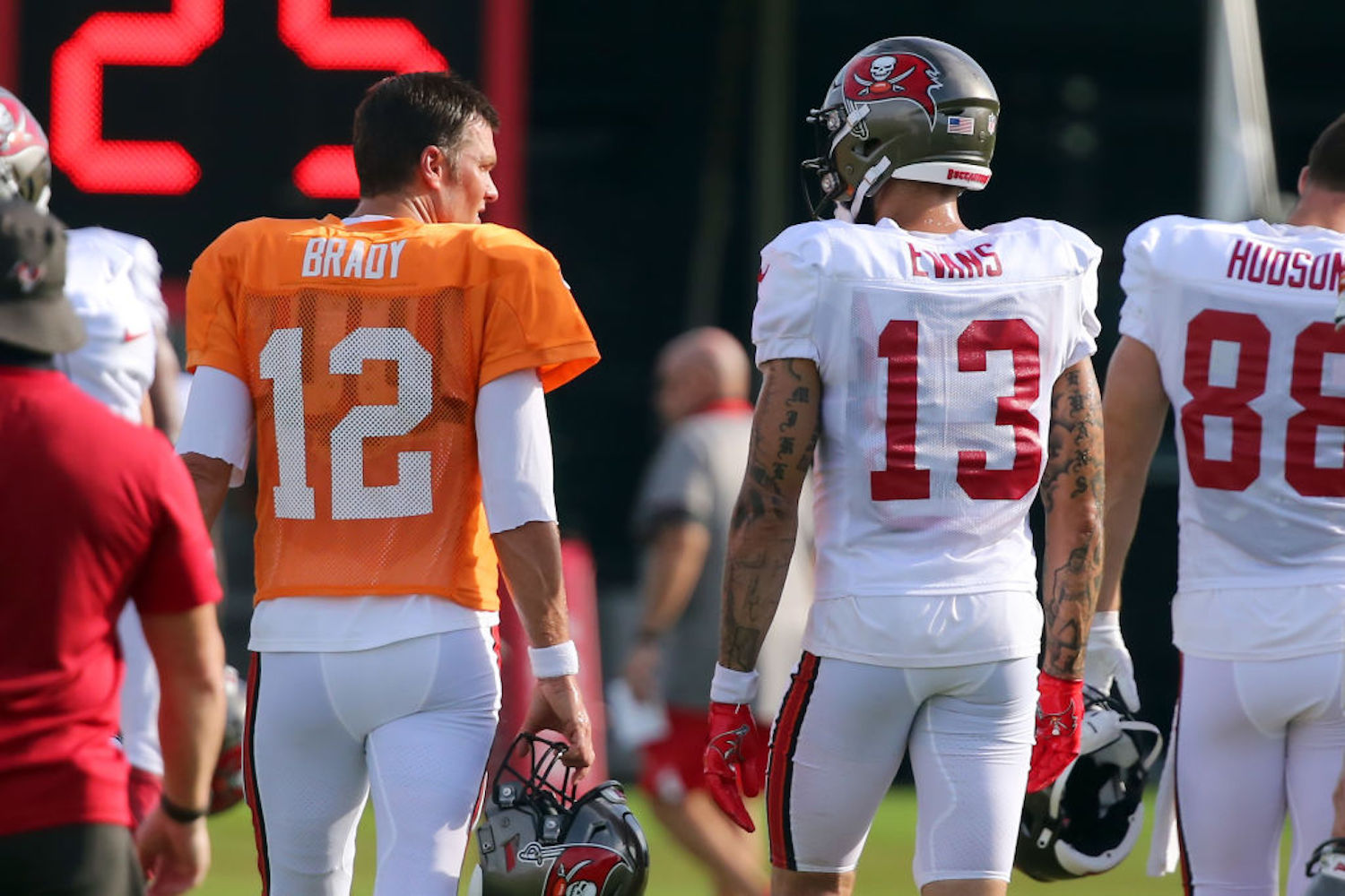 Tom Brady has only had a handful of practices with the Tampa Bay Buccaneers, but he's already become one of his WR's favorite teammates ever.