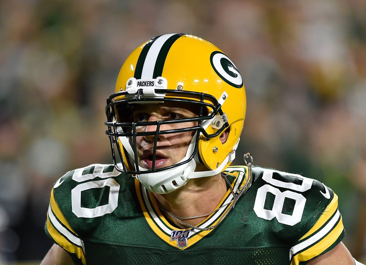 Veteran NFL tight end Jimmy Graham, who spent the 2019 season with the Green Bay Packers, grew up in a group home.