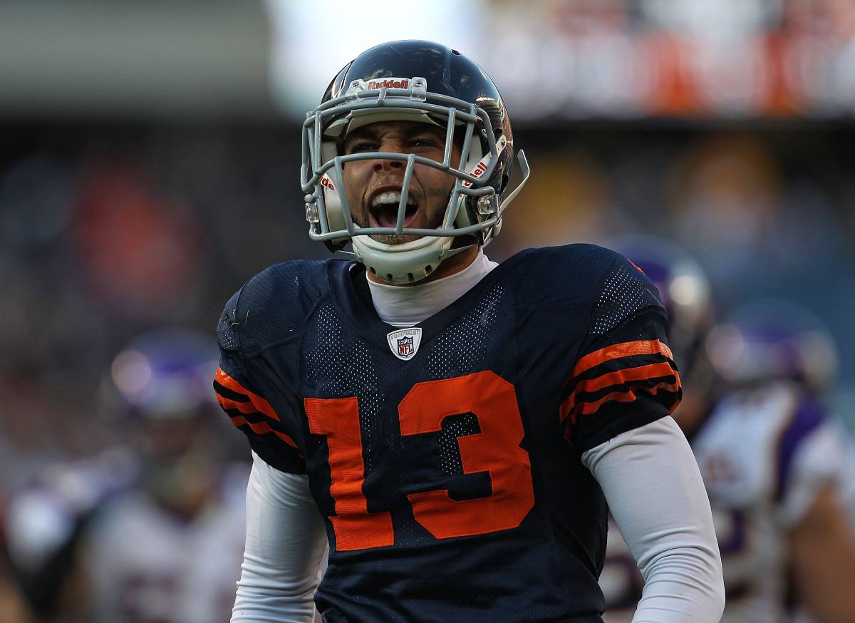 Former Chicago Bears receiver Johnny Knox played three seasons before he sufered a serious spinal injury in 2011.