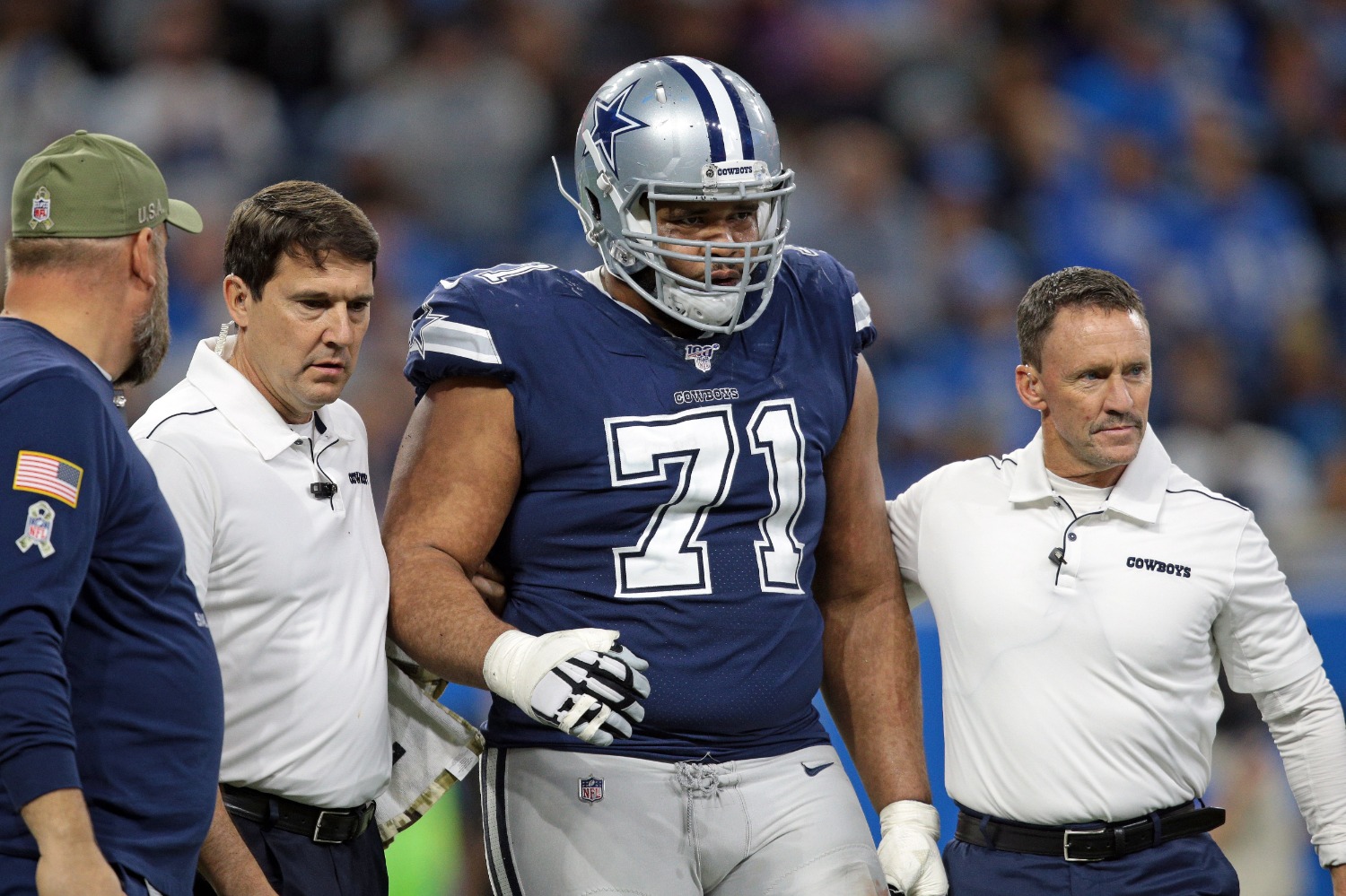 La'el Collins got into a car accident Thursday, which could have been an offensive disaster for the Cowboys.
