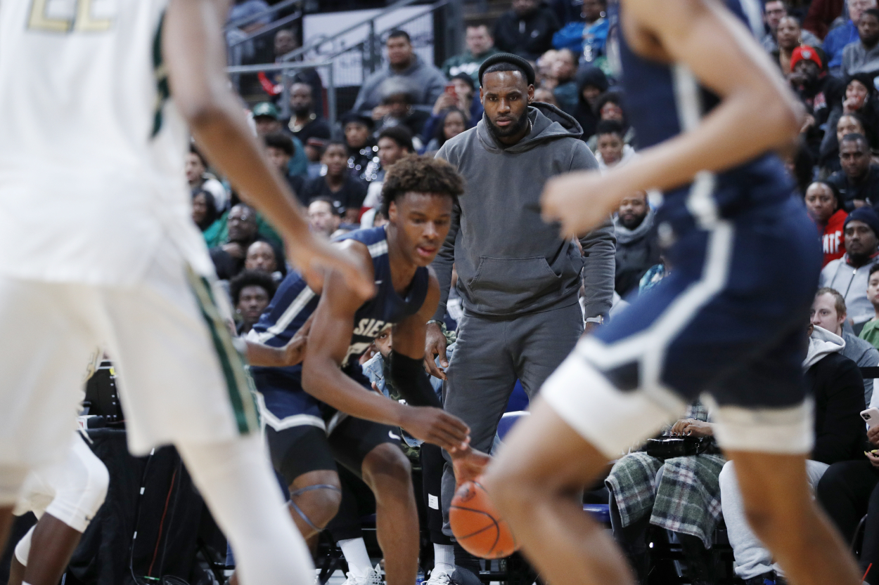 LeBron James Hired a Security Firm To Follow Bronny James To His Basketball Games