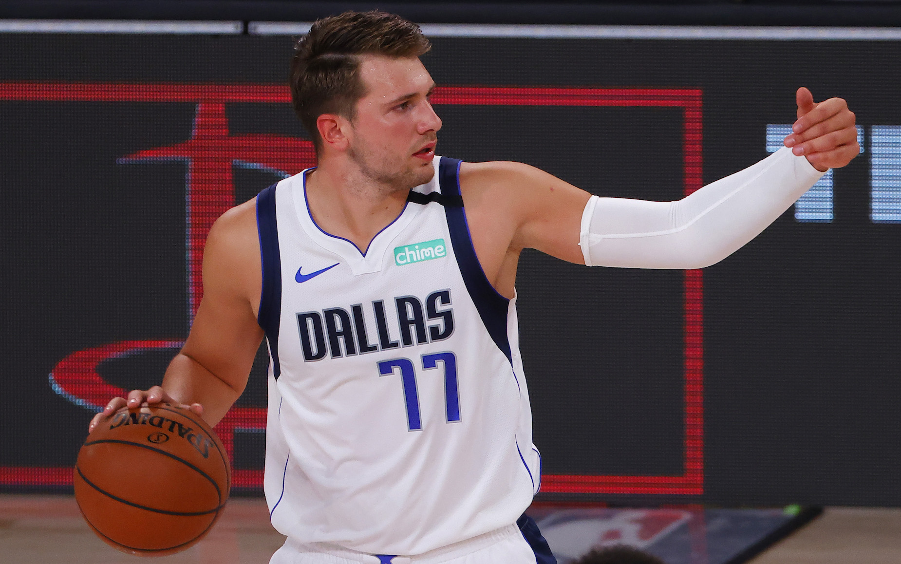 Luka Doncic wasn't too happy after a "terrible" performance in his NBA playoff debut.