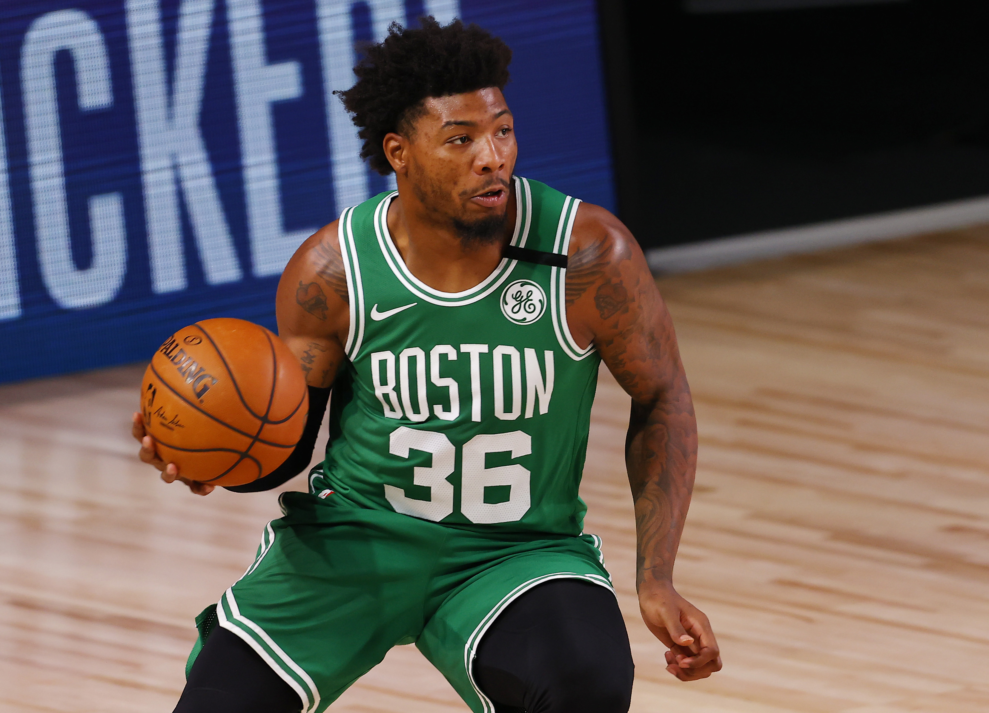 The Celtics' Marcus Smart