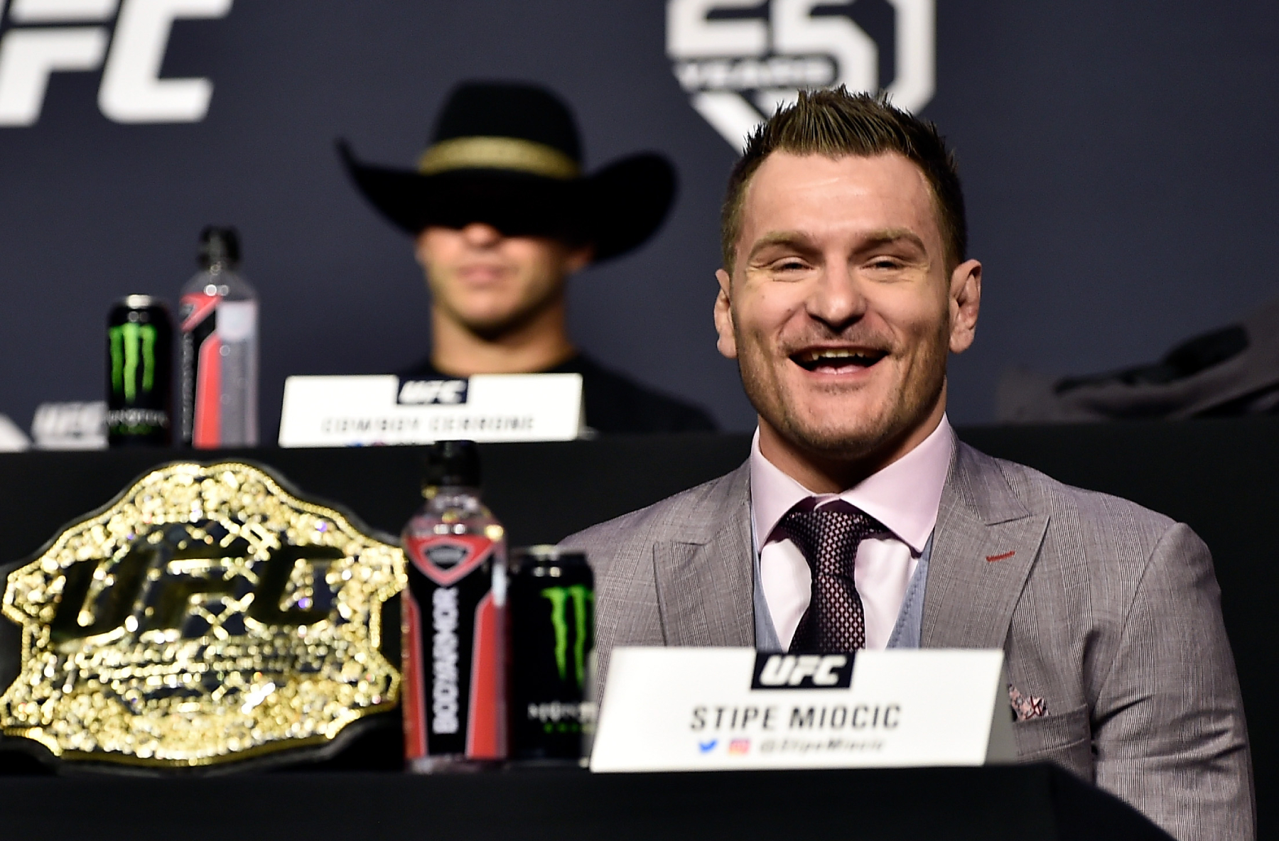 Stipe Miocic is one of the greatest fighters ever. He actually has a cool connection to one of the greatest athletes ever, LeBron James.
