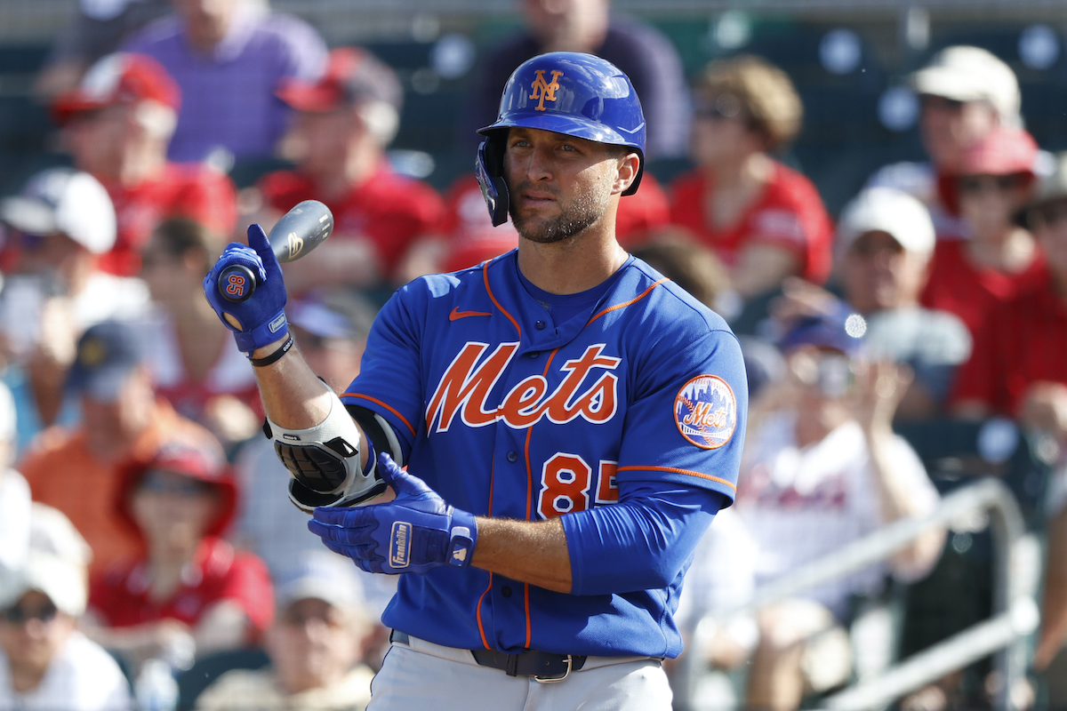 New York Mets' Tim Tebow