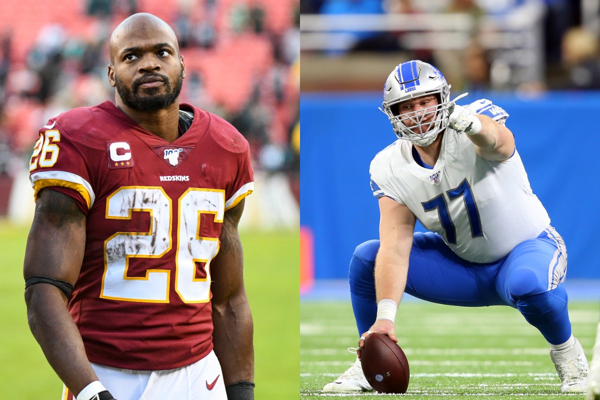Adrian Peterson’s Arrival Had Lions Center Frank Ragnow ‘Freaking Out’