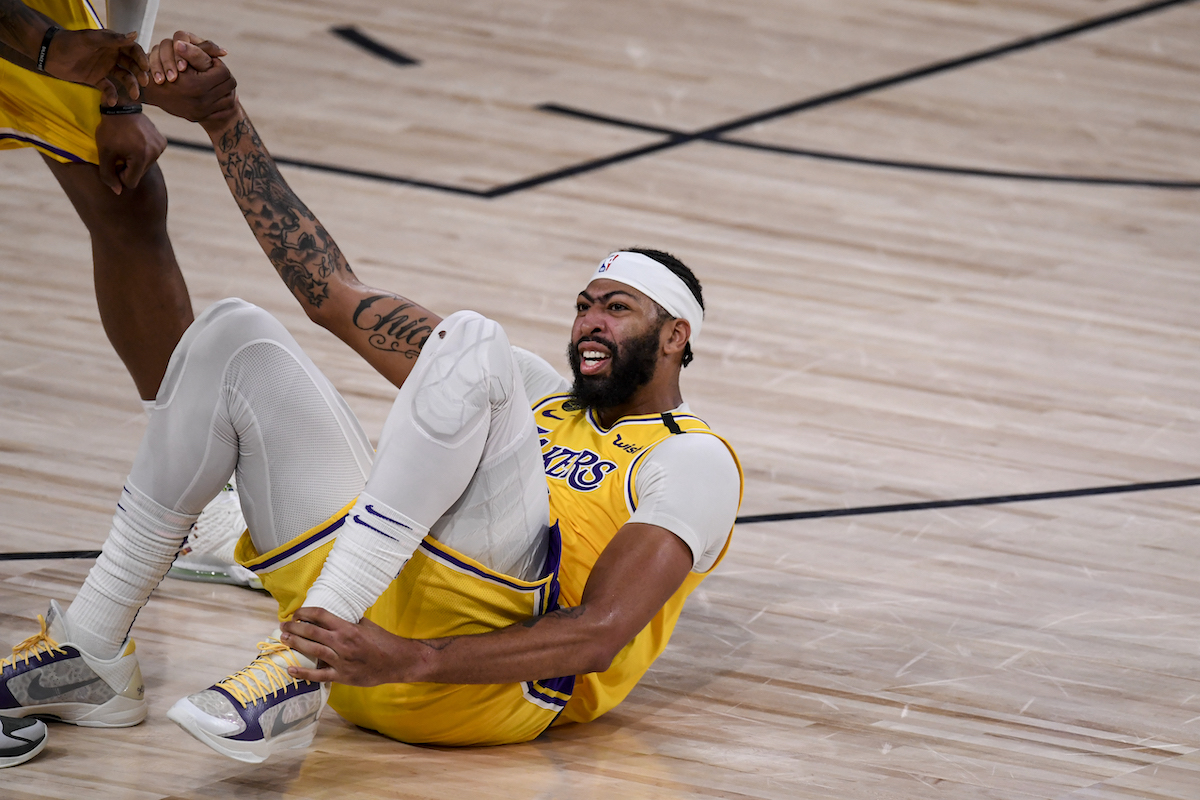 The Lakers' Anthony Davis