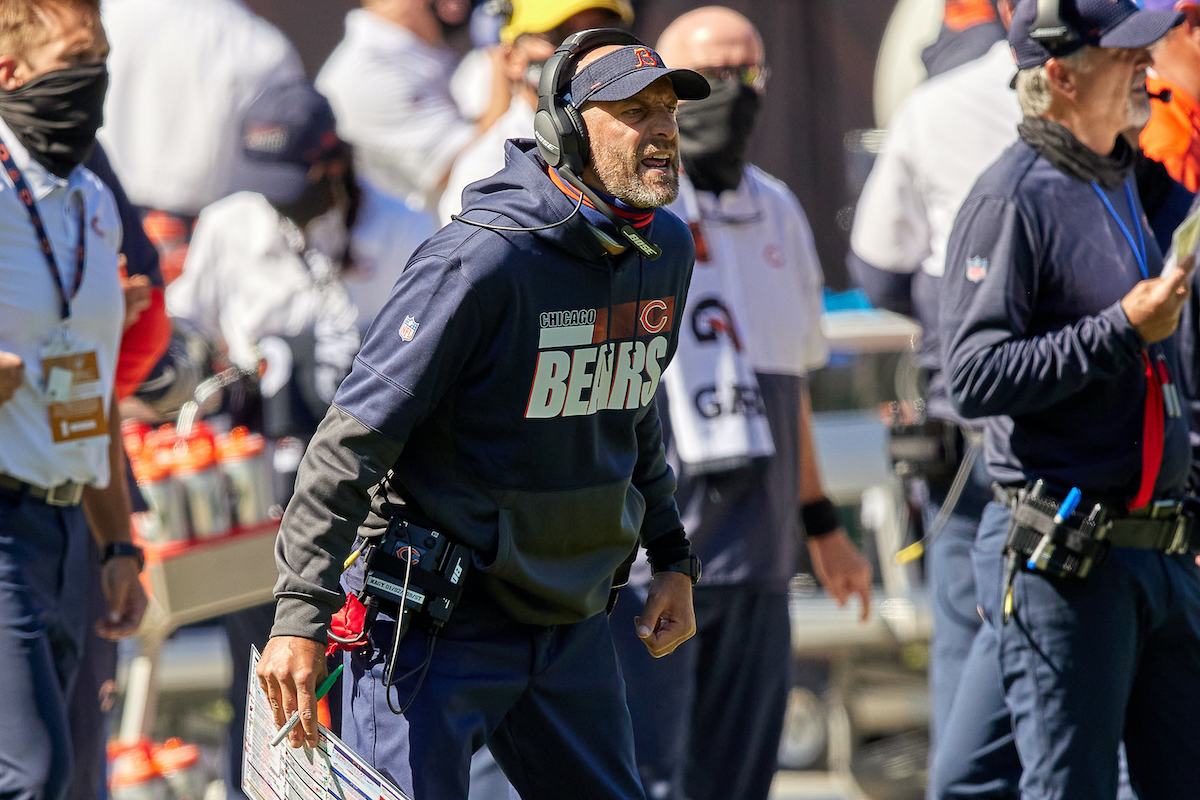 Bears head coach Matt Nagy