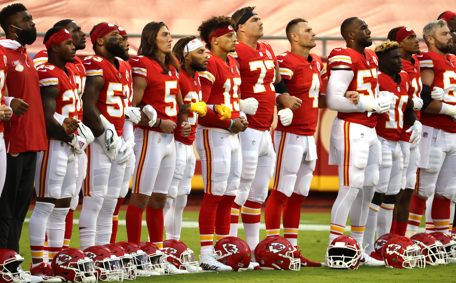 NFL game national anthem.