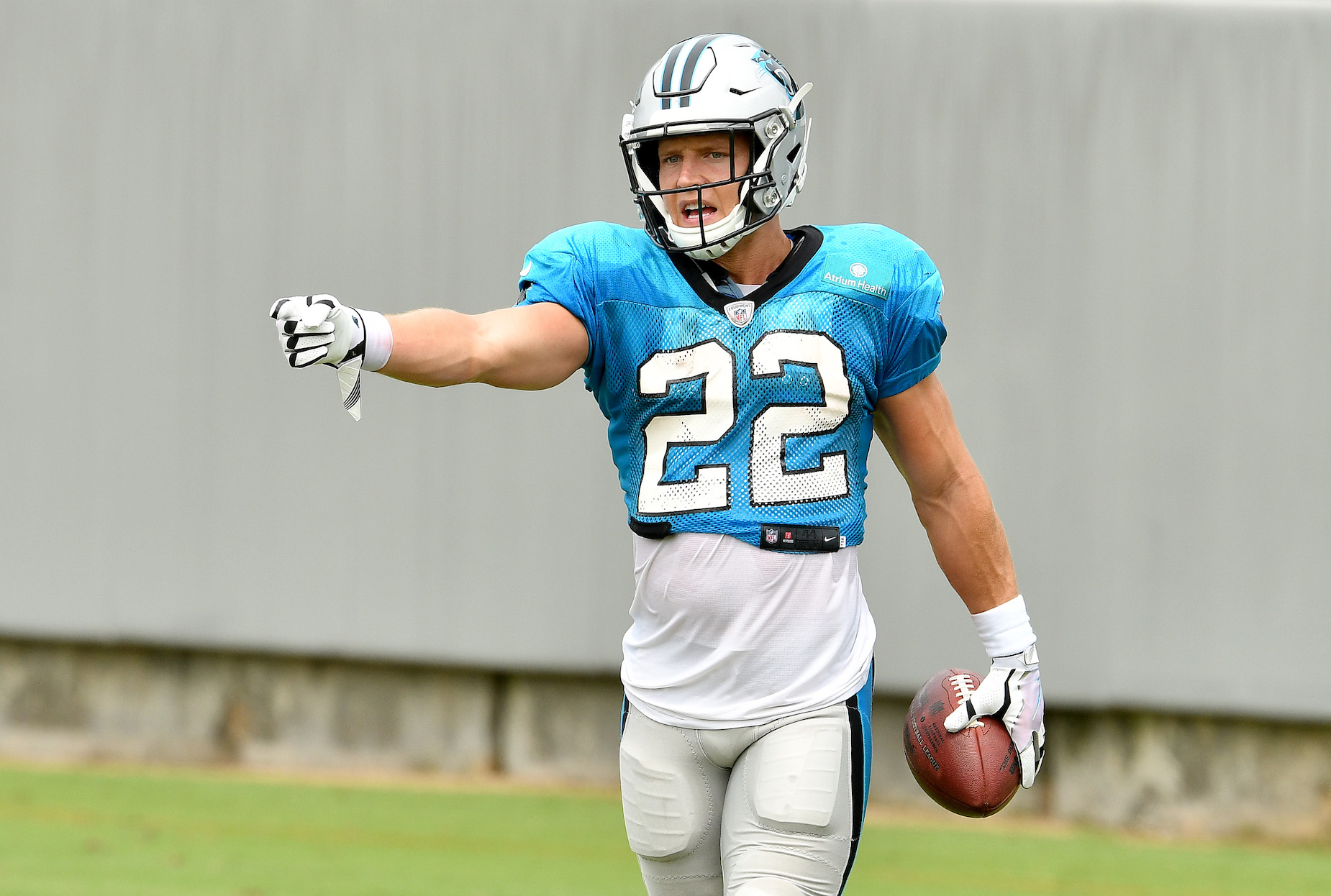 During his time in isolation, Panthers running back Christian McCaffrey came to love quarantine.