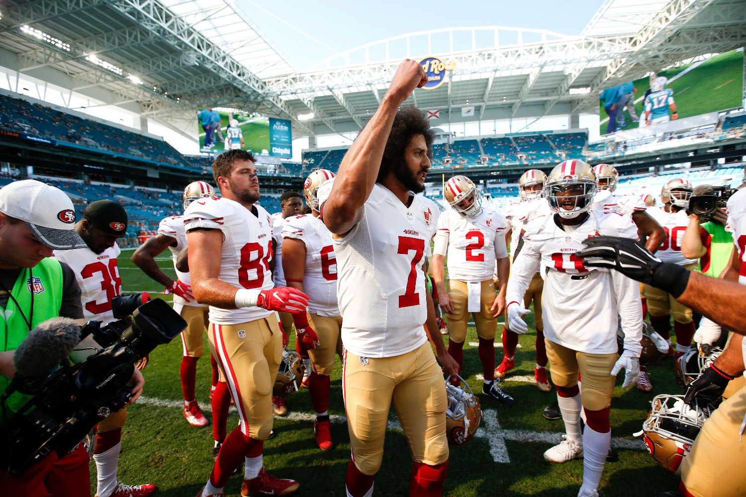 Colin Kaepernick just completed his NFL comeback in an unexpected way.