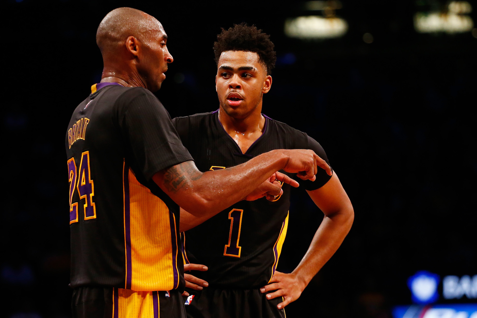 Early in his NBA career, D'Angelo Russell learned an invaluable lesson from Kobe Bryant and Damian Lillard.