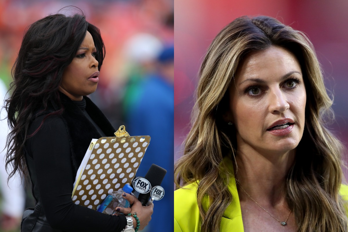 Pam Oliver (L) has been a mainstay for football fans since 1995. When Fox demoted Oliver for Erin Andrews in 2014, she said she was "humiliated."