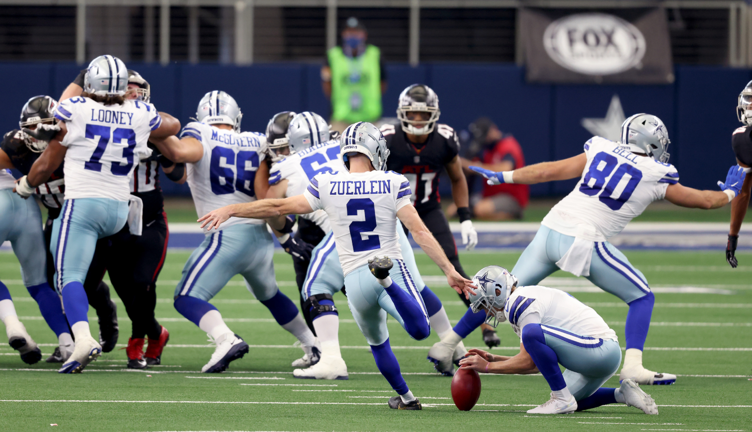 Greg Zuerlein may have saved the Dallas Cowboys' season in Week 2