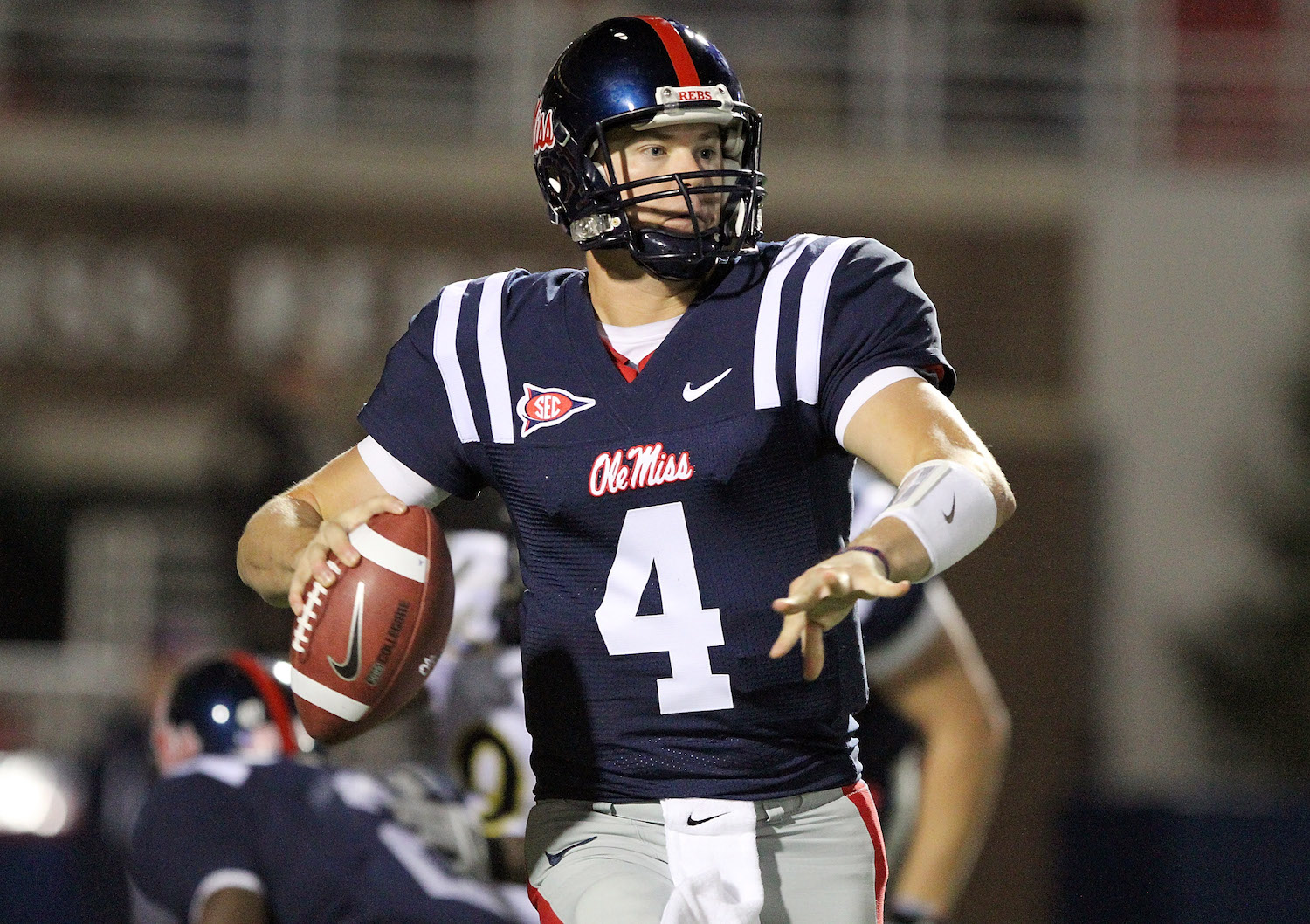 Jevan Snead of Ole Miss Rebels