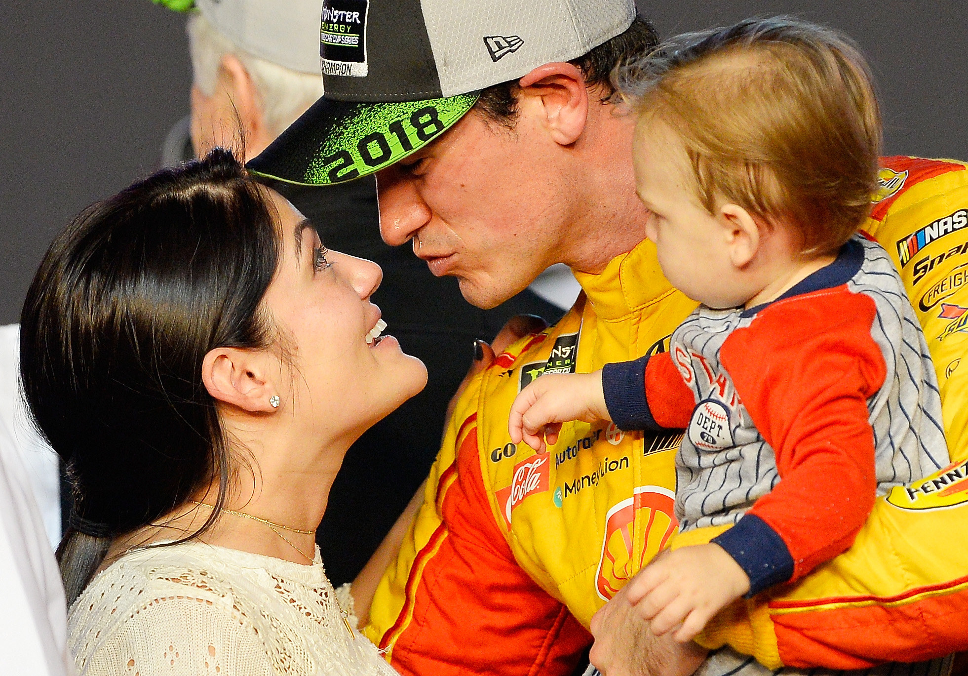 Joey Logano Loves NASCAR So Much His Wife Did Their Child’s Gender Reveal on the Track
