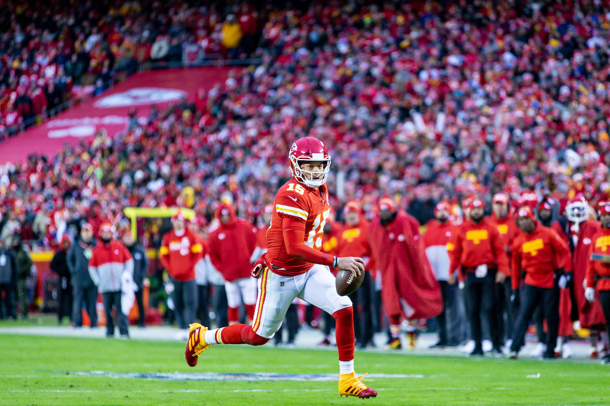 Chiefs quarterback Patrick Mahomes