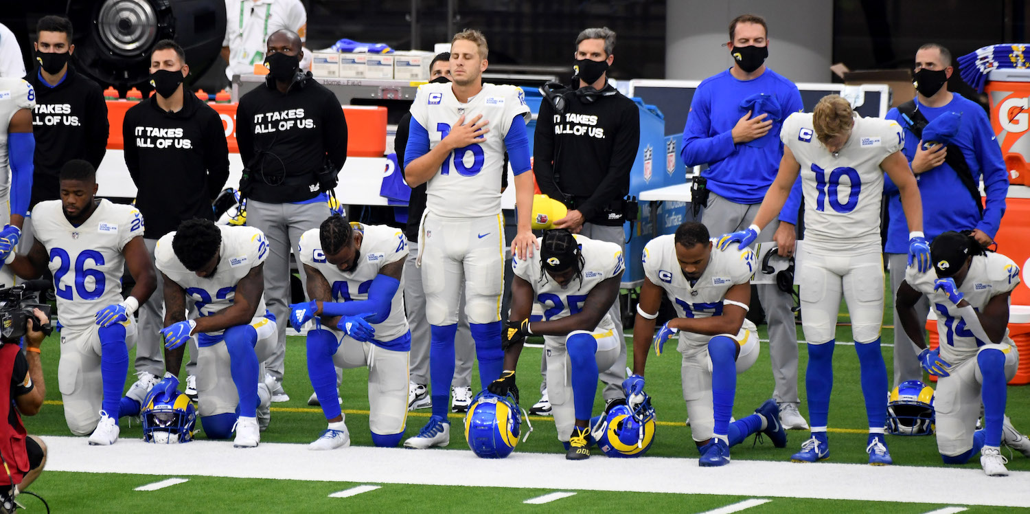 NFL boycott after players kneel