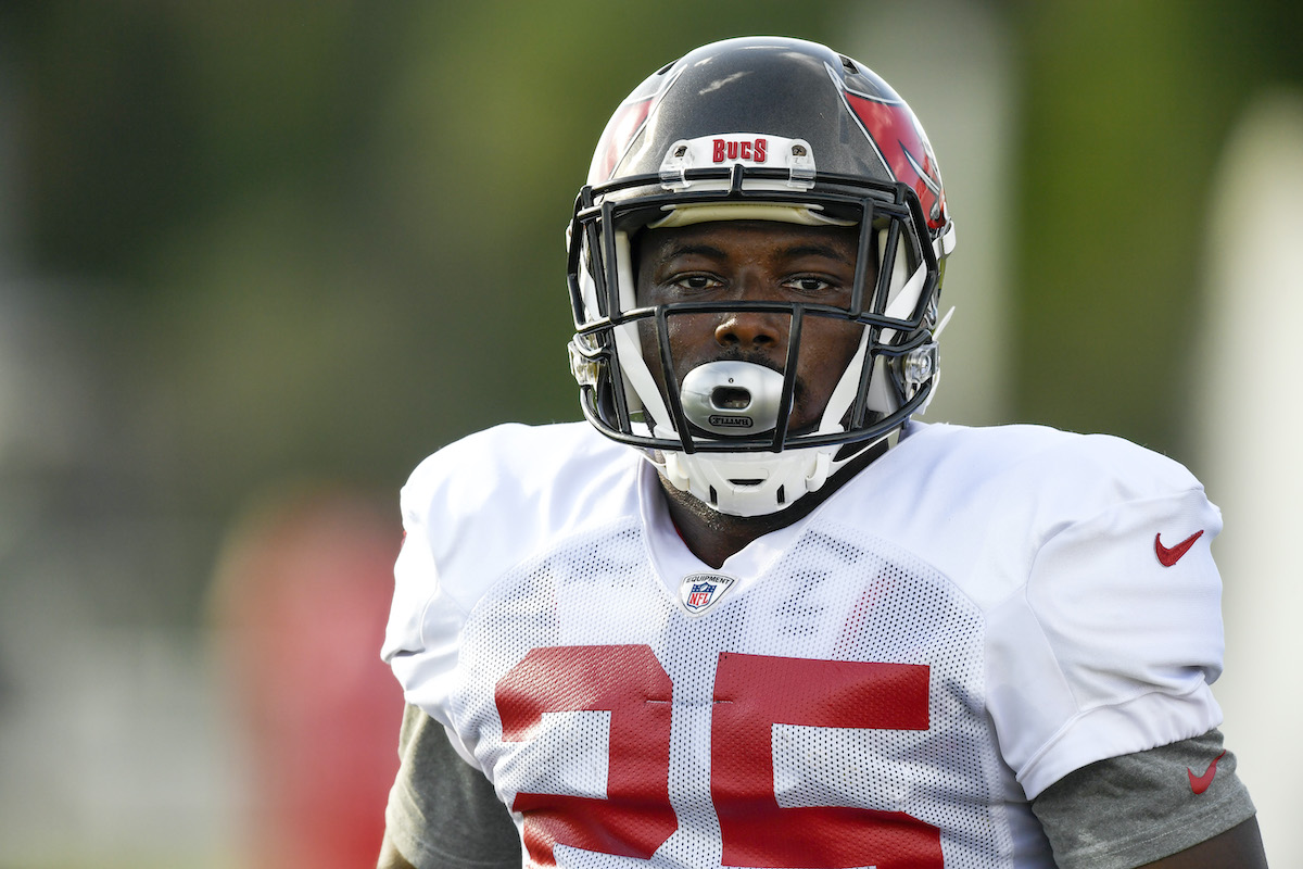 Buccaneers players LeSean McCoy