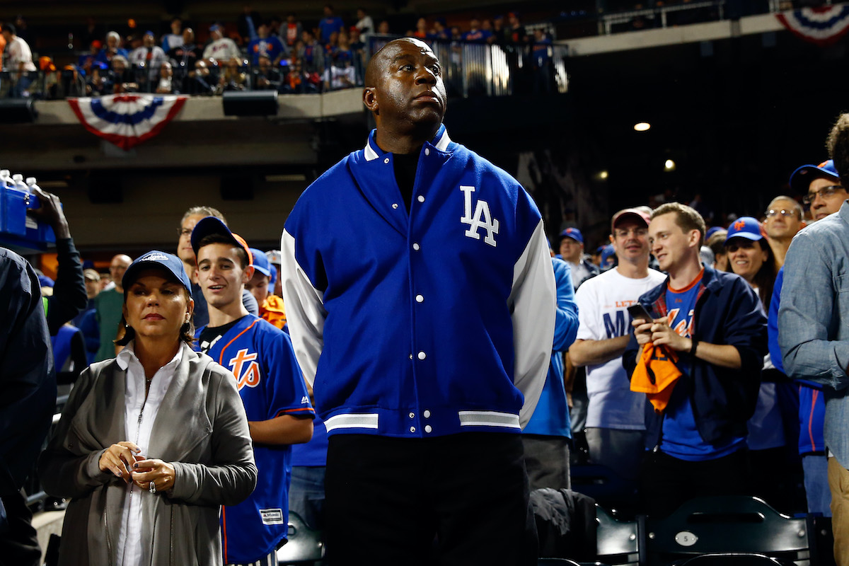Former NBA player Magic Johnson