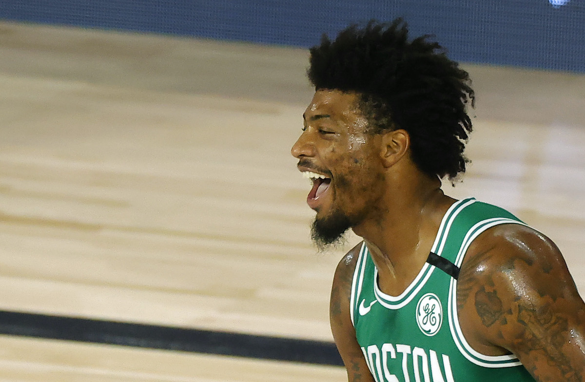 The Celtics' Marcus Smart