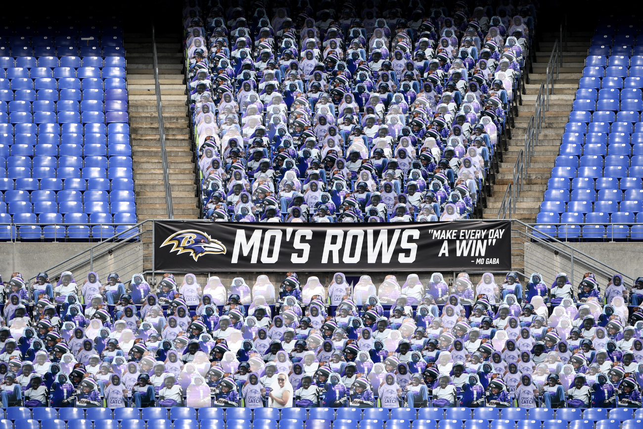 The Baltimore Ravens honored Mo Gaba at their game Sunday with a touching tribute.
