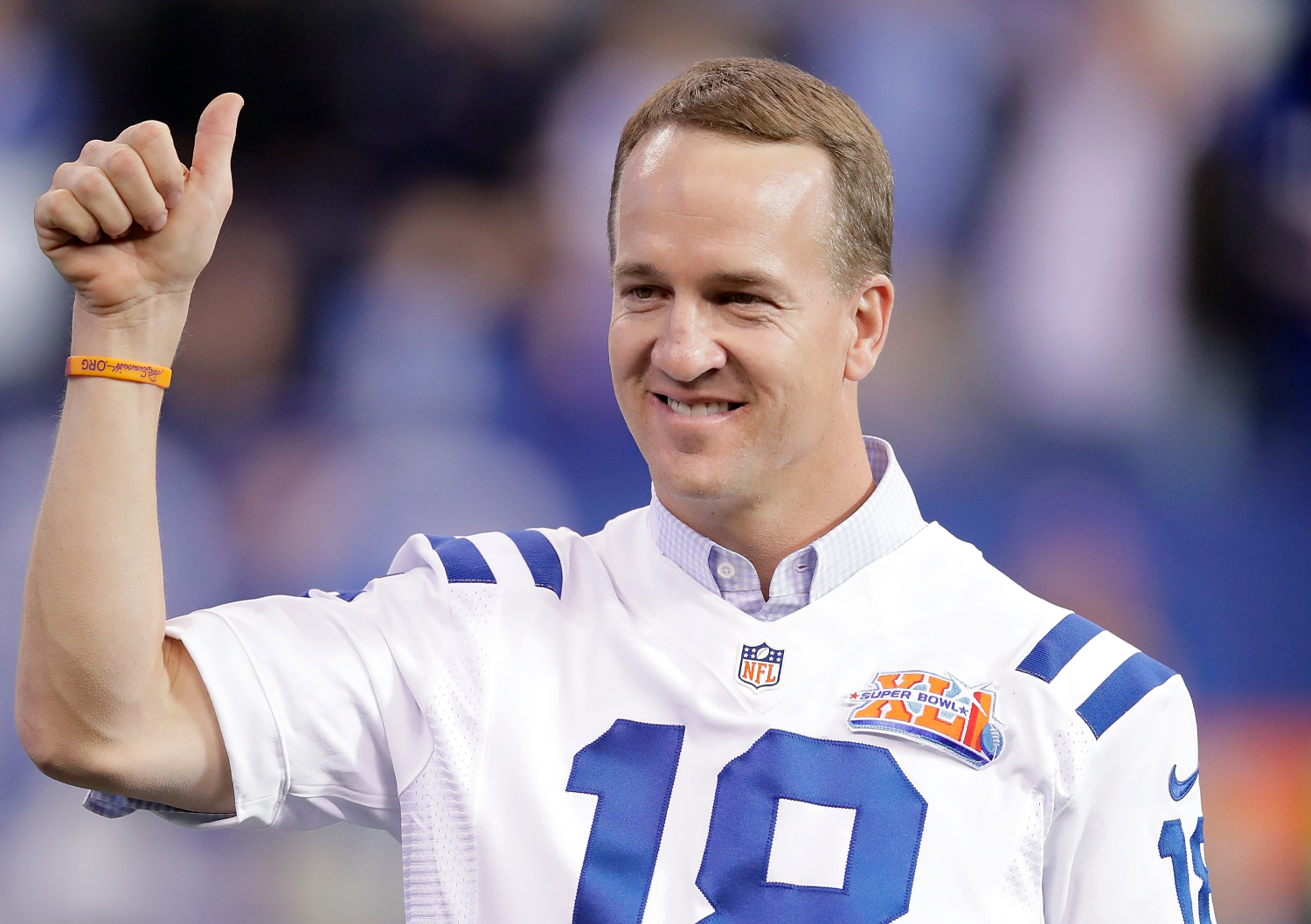 Peyton Manning took a shots at the New England Patriots on Monday.