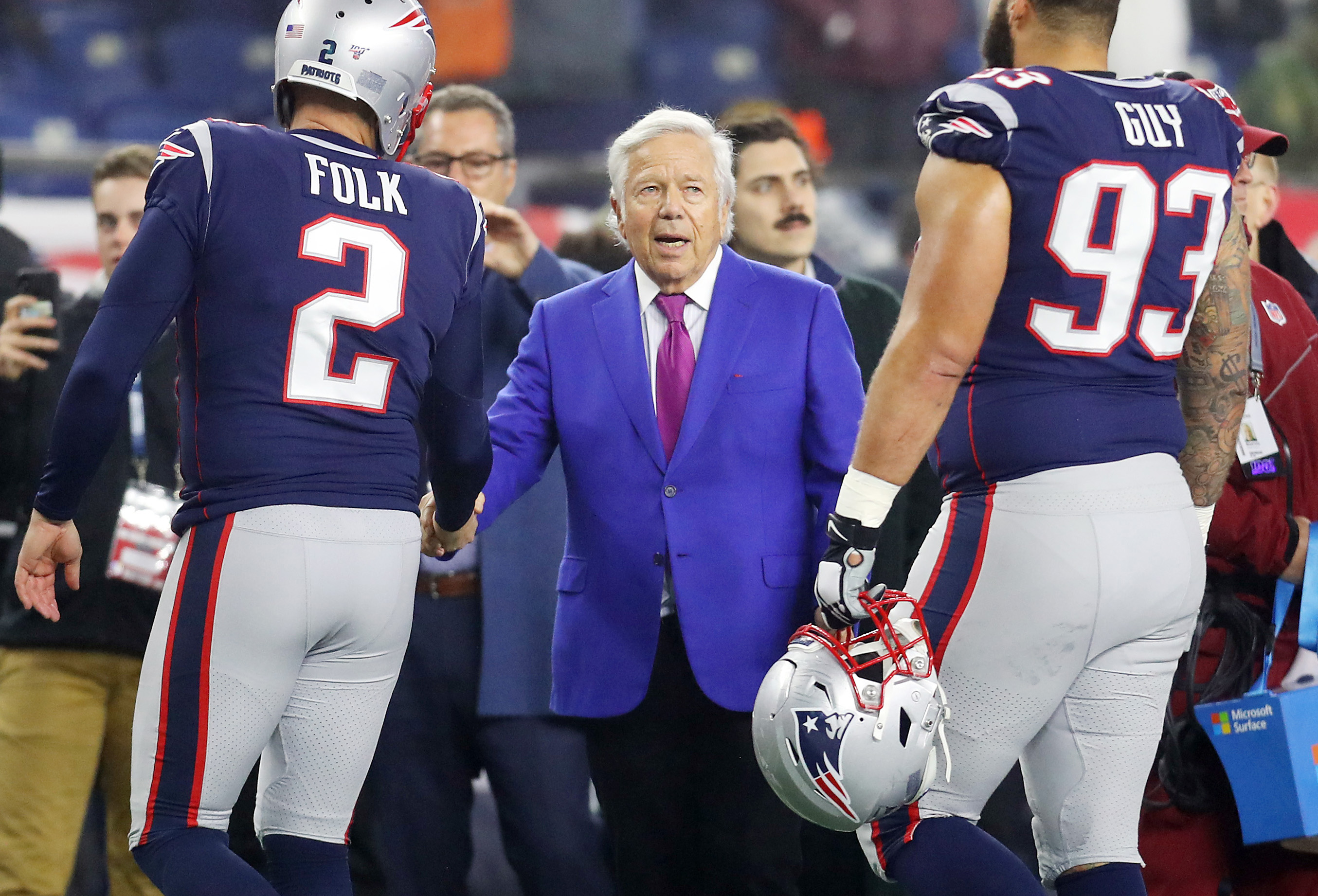 Patriots owner Robert Kraft