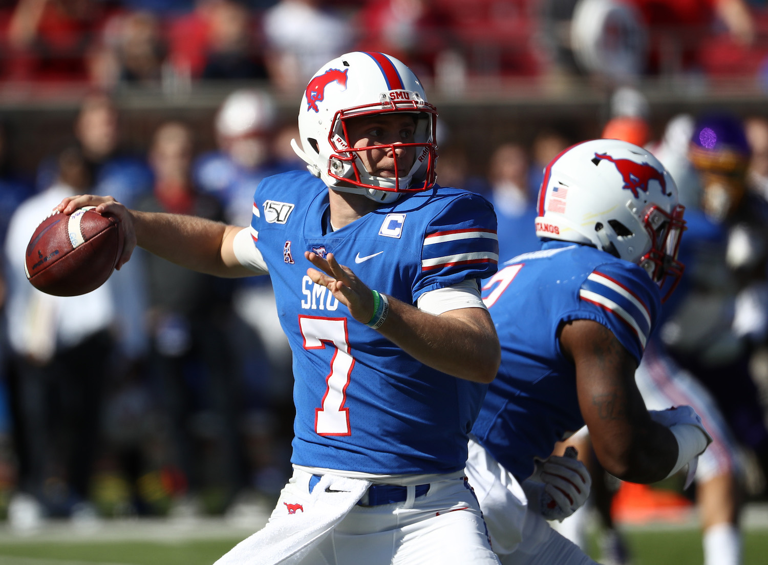 Shane Buechele and Patrick Mahomes