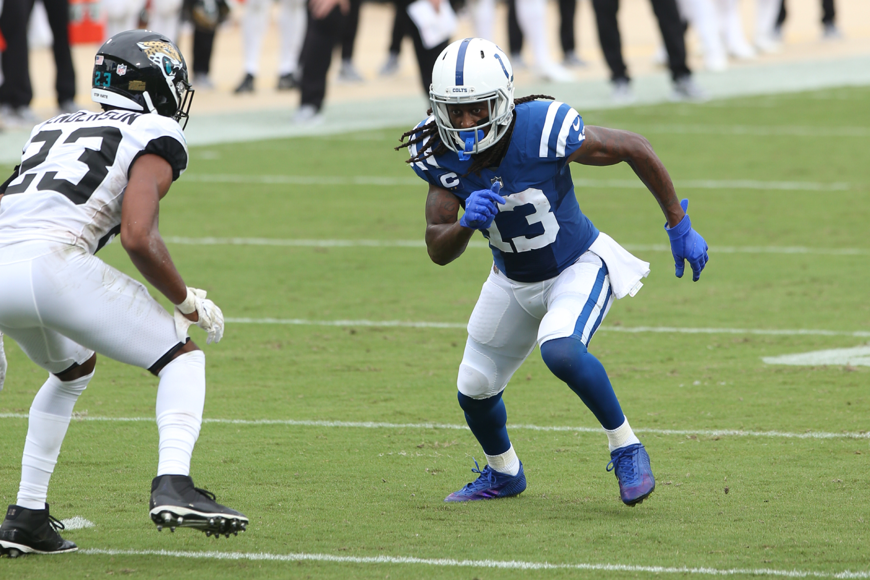 T.Y. Hilton has been extremely reliable for the Colts. After some disappointing performances this year, though, his grandma gave him a call.