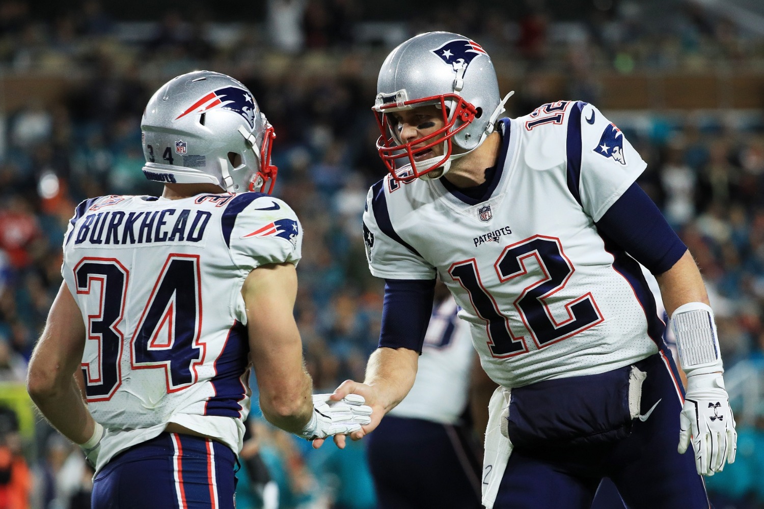 Tom Brady's career nearly came to an end because of Rex Burkhead, but that didn't stop Brady from leading the Patriots to a Super Bowl berth.