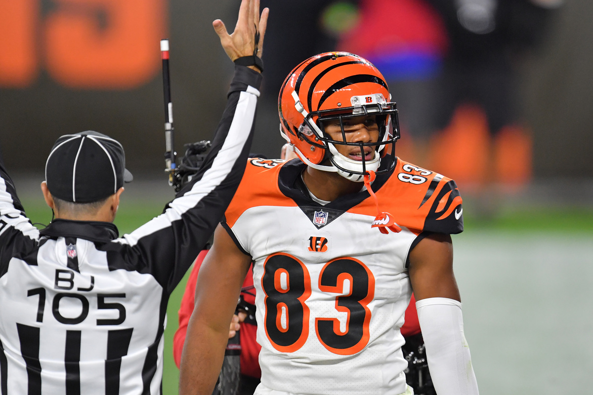 Cincinnati Bengals receiver Tyler Boyd is becoming an important target for rookie quarterback Joe Burrow.