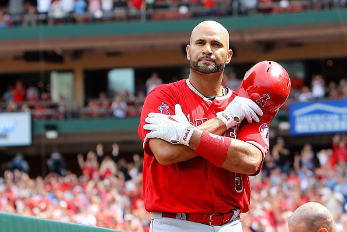 Albert Pujols paid his respect to MLB legend Lou Brock
