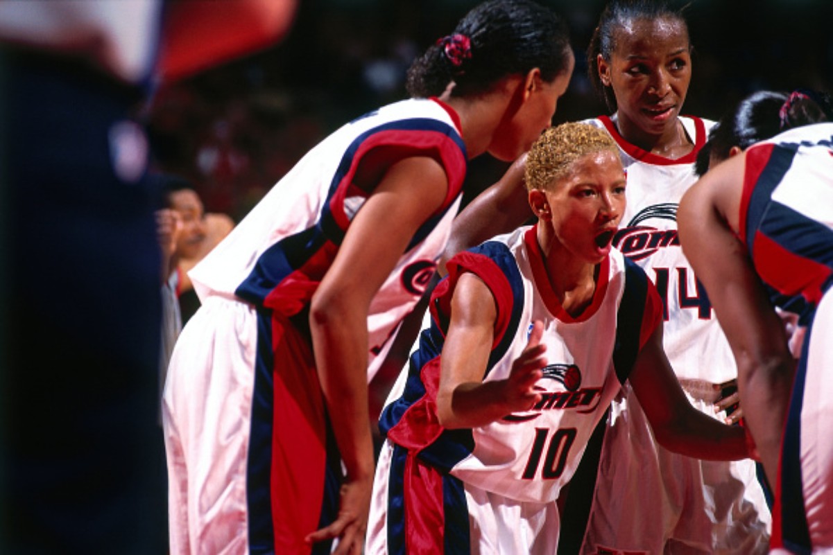 Kim Perrot won three WNBA with the Houston Comets