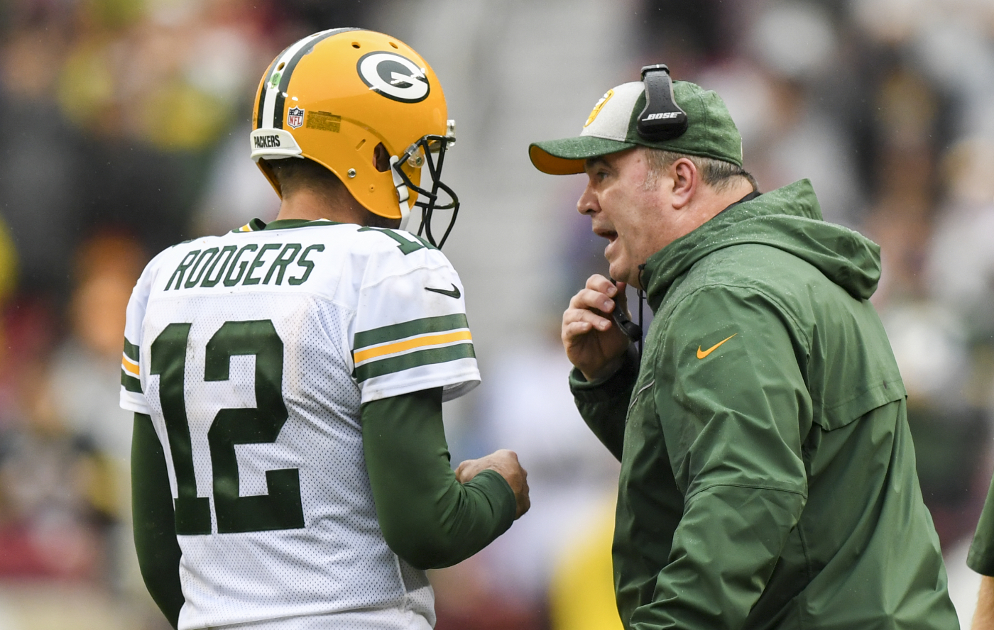 Aaron Rodgers is thriving without Mike McCarthy.