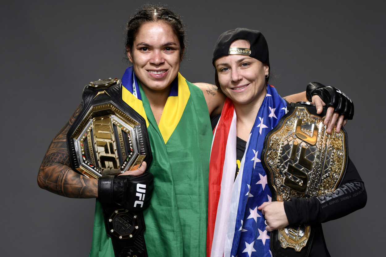 UFC's Amanda Nunes and Nina Ansaroff Share the Secret To Their Relationship: 'We Just Take Everything Out in Our Sparring Rounds'