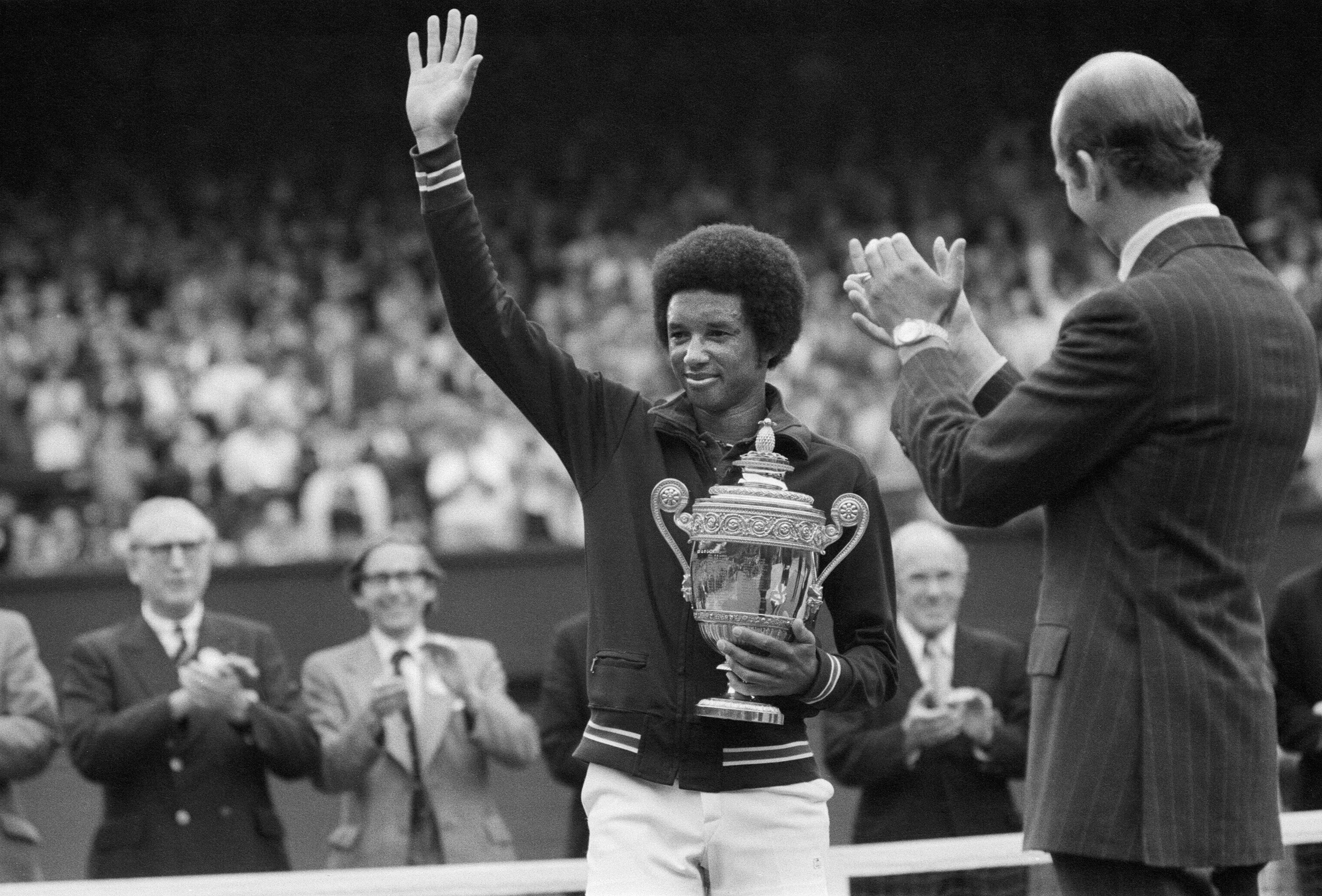 1975 Wimbledon winner Arthur Ashe