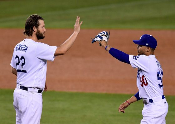 Clayton Kershaw Mookie Betts Dodgers