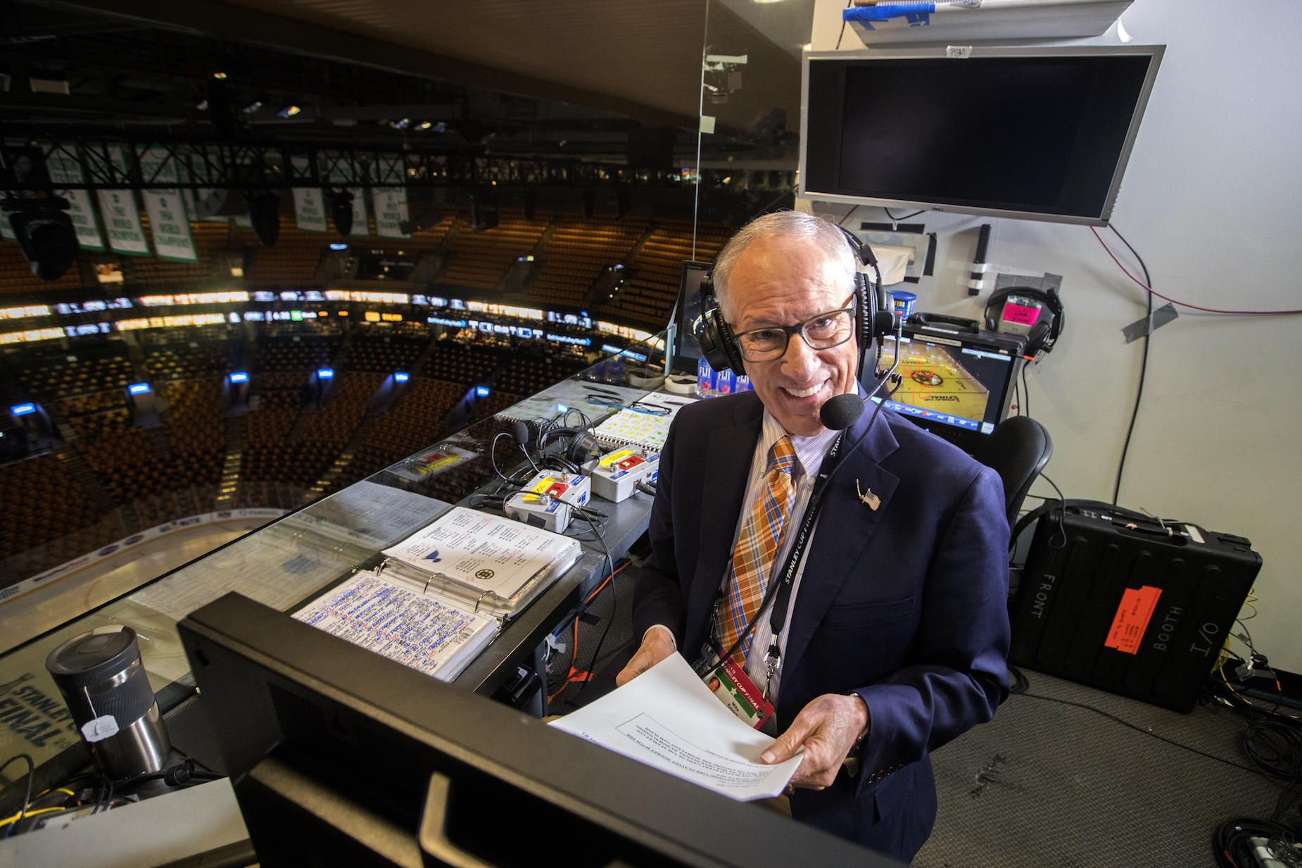 Mike 'Doc' Emrick built up an impressive net worth before retiring from sports broadcasting.