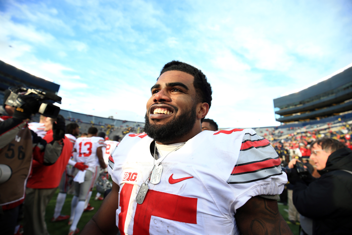 Ezekiel Elliott had a lot of success at Ohio State and has been great for the Dallas Cowboys. Is he on Ohio State's Mount Rushmore?